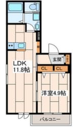 コンフェスト江の島の物件間取画像